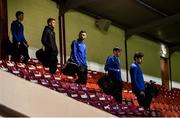 14 February 2020; Waterford United players arrive ahead of the SSE Airtricity League Premier Division match between St Patrick's Athletic and Waterford at Richmond Park in Dublin. Photo by Sam Barnes/Sportsfile
