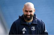 14 February 2020; Scott Fardy during the Leinster Rugby captains run at the RDS Arena in Dublin. Photo by Ramsey Cardy/Sportsfile