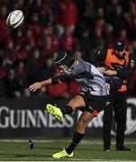 14 February 2020; Demetri Catrakilis of Isuzu Southern Kings kicks a penalty during the Guinness PRO14 Round 11 match between Munster and Isuzu Southern Kings at Irish Independent Park in Cork. Photo by Brendan Moran/Sportsfile