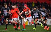 14 February 2020; John Hodnett of Munster runs in to score his side's sixth try during the Guinness PRO14 Round 11 match between Munster and Isuzu Southern Kings at Irish Independent Park in Cork. Photo by Brendan Moran/Sportsfile