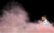 14 February 2020; Dane Massey of Dundalk during the SSE Airtricity League Premier Division match between Dundalk and Derry City at Oriel Park in Dundalk, Louth. Photo by Stephen McCarthy/Sportsfile