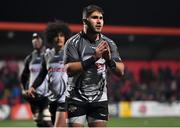 14 February 2020; Alandre van Rooyen of Isuzu Southern Kings appeals to the touch judge during the Guinness PRO14 Round 11 match between Munster and Isuzu Southern Kings at Irish Independent Park in Cork. Photo by Brendan Moran/Sportsfile