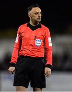14 February 2020; Referee Neil Doyle during the SSE Airtricity League Premier Division match between Dundalk and Derry City at Oriel Park in Dundalk, Louth. Photo by Ben McShane/Sportsfile