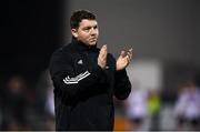 14 February 2020; Derry City assistant manager Kevin Deery following the SSE Airtricity League Premier Division match between Dundalk and Derry City at Oriel Park in Dundalk, Louth. Photo by Stephen McCarthy/Sportsfile