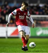 14 February 2020; Rory Feely of St Patrick's Athletic during the SSE Airtricity League Premier Division match between St Patrick's Athletic and Waterford United at Richmond Park in Dublin. Photo by Sam Barnes/Sportsfile