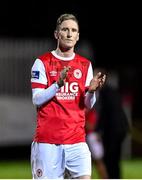 14 February 2020; Ian Bermingham of St Patrick's Athletic applauds fans following the SSE Airtricity League Premier Division match between St Patrick's Athletic and Waterford United at Richmond Park in Dublin. Photo by Harry Murphy/Sportsfile