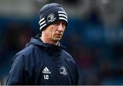 15 February 2020; Leinster head coach Leo Cullen prior to the Guinness PRO14 Round 11 match between Leinster and Toyota Cheetahs at the RDS Arena in Dublin. Photo by Harry Murphy/Sportsfile