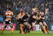 15 February 2020; Ross Molony of Leinster is tackled by JP du Preez of Toyota Cheetahs during the Guinness PRO14 Round 11 match between Leinster and Toyota Cheetahs at the RDS Arena in Dublin. Photo by Ramsey Cardy/Sportsfile