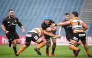 15 February 2020; Will Connors of Leinster is tackled by Chris Massyn, left, and Jasper Wiese of Toyota Cheetahs during the Guinness PRO14 Round 11 match between Leinster and Toyota Cheetahs at the RDS Arena in Dublin. Photo by Harry Murphy/Sportsfile