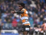15 February 2020; Rabz Maxwane of Toyota Cheetahs during the Guinness PRO14 Round 11 match between Leinster and Toyota Cheetahs at the RDS Arena in Dublin. Photo by Ramsey Cardy/Sportsfile