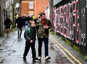 15 February 2020; Supporters arrive at Dalymount Park prior to the SSE Airtricity League Premier Division match between Bohemians and Shamrock Rovers at Dalymount Park in Dublin. Photo by Stephen McCarthy/Sportsfile