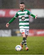 15 February 2020; Jack Byrne of Shamrock Rovers during the SSE Airtricity League Premier Division match between Bohemians and Shamrock Rovers at Dalymount Park in Dublin. Photo by Stephen McCarthy/Sportsfile