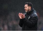 15 February 2020; Shamrock Rovers manager Stephen Bradley during the SSE Airtricity League Premier Division match between Bohemians and Shamrock Rovers at Dalymount Park in Dublin. Photo by Stephen McCarthy/Sportsfile