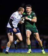 15 February 2020; Tiernan O'Halloran of Connacht in action against Dan Fish of Cardiff Blues during the Guinness PRO14 Round 11 match between Connacht and Cardiff Blues at the Sportsground in Galway. Photo by Eóin Noonan/Sportsfile