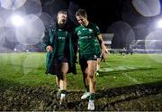 15 February 2020; Peter Robb, left, and Kyle Godwin of Connacht following the Guinness PRO14 Round 11 match between Connacht and Cardiff Blues at the Sportsground in Galway. Photo by Sam Barnes/Sportsfile