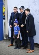 15 February 2020; Leinster players Conor O'Brien, Garry Ringrose and Hugh O'Sullivan in Autograph Alley at the Guinness PRO14 Round 11 match between Leinster and Toyota Cheetahs at the RDS Arena in Dublin. Photo by Ramsey Cardy/Sportsfile