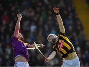 16 February 2020; Conor McDonald of Wexford wins possession ahead of Huw Lawlor of Kilkenny, on his way to score a goal, in the sixth minute, during the Allianz Hurling League Division 1 Group B Round 3 match between Wexford and Kilkenny at Chadwicks Wexford Park in Wexford. Photo by Ray McManus/Sportsfile
