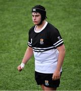 12 February 2020; Zia Ahmed of Newbridge College during the Bank of Ireland Leinster Schools Senior Cup Second Round match between Kilkenny College and Newbridge College at Energia Park in Dublin. Photo by Piaras Ó Mídheach/Sportsfile