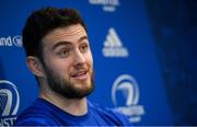 17 February 2020; Josh Murphy during a Leinster Rugby Press Conference at Leinster Rugby Headquarters in UCD, Dublin. Photo by Ramsey Cardy/Sportsfile