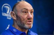 17 February 2020; Scrum coach Robin McBryde during a Leinster Rugby Press Conference at Leinster Rugby Headquarters in UCD, Dublin. Photo by Ramsey Cardy/Sportsfile
