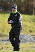 16 February 2020; Mayo manager Peter Leahy ahead of the Lidl Ladies National Football League Division 1 Round 3 match between Mayo and Waterford at Swinford Amenity Park in Swinford, Mayo. Photo by Sam Barnes/Sportsfile