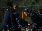 17 February 2020; Hugo Keenan, right, and Joe Tomane during Leinster Rugby squad training at UCD in Dublin. Photo by Ramsey Cardy/Sportsfile