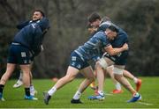 17 February 2020; Jack Conan, left, and Ryan Baird during Leinster Rugby squad training at UCD in Dublin. Photo by Ramsey Cardy/Sportsfile