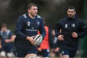 17 February 2020; Ross Molony, left, and Rob Kearney during Leinster Rugby squad training at UCD in Dublin. Photo by Ramsey Cardy/Sportsfile