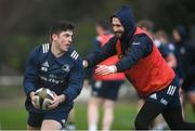 17 February 2020; Jimmy O'Brien, left, and Barry Daly during Leinster Rugby squad training at UCD in Dublin. Photo by Ramsey Cardy/Sportsfile