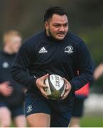 17 February 2020; Roman Salanoa during Leinster Rugby squad training at UCD in Dublin. Photo by Ramsey Cardy/Sportsfile