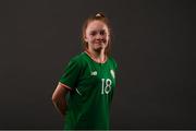 28 February 2018; Izzy Atkinson during a Republic of Ireland women's portrait session at Fota Island in Cork. Photo by Stephen McCarthy/Sportsfile