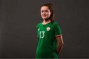 28 February 2018; Heather Payne during a Republic of Ireland women's portrait session at Fota Island in Cork. Photo by Stephen McCarthy/Sportsfile