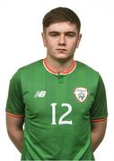 12 April 2018; Cian Lee during a Republic of Ireland U18 Schools squad portraits session at Home Farm FC in Whitehall, Dublin. Photo by David Fitzgerald/Sportsfile