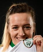 29 August 2018; Harriet Scott during a Republic of Ireland Women's portrait session at Castleknock Hotel in Dublin. Photo by Stephen McCarthy/Sportsfile