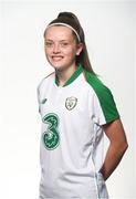 29 August 2018; Tyler Toland during a Republic of Ireland Women's portrait session at Castleknock Hotel in Dublin. Photo by David Fitzgerald/Sportsfile