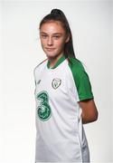 29 August 2018; Jessica Ziu during a Republic of Ireland Women's portrait session at Castleknock Hotel in Dublin. Photo by David Fitzgerald/Sportsfile