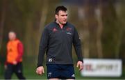 18 February 2020; Niall Scannell during Munster Rugby squad training at the University of Limerick in Limerick. Photo by David Fitzgerald/Sportsfile