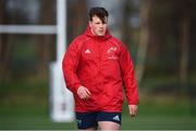 18 February 2020; Josh Wycherley during Munster Rugby squad training at the University of Limerick in Limerick. Photo by David Fitzgerald/Sportsfile