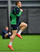 19 February 2020; Andrew Conway during Ireland Rugby squad training at IRFU High Performance Centre at the Sport Ireland Campus in Dublin. Photo by Brendan Moran/Sportsfile