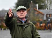 19 February 2020; Trainer Willie Mullins during a Willie Mullins Yard visit at Closutton in Bagenalstown, Co Carlow. Photo by Harry Murphy/Sportsfile