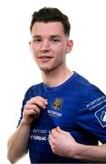 19 February 2020; Ali Coote during a Waterford United FC squad portraits session at the Viking Hotel in Waterford. Photo by Matt Browne/Sportsfile