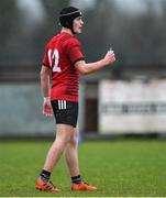 19 February 2020; Luke Andrews Walsh of North East Area during the Shane Horgan Cup Round 4 match between North East Area and Midlands Area at Ashbourne RFC in Ashbourne, Co Meath. Photo by Piaras Ó Mídheach/Sportsfile