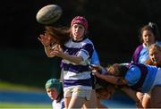 20 February 2020; Emma Larkin of North Midlands in action against the South East Area during the Leinster Rugby U18s Girls Area Blitz match between North Midlands and South East Area at Energia Park in Dublin. Photo by Matt Browne/Sportsfile