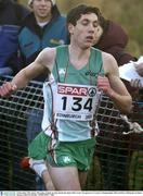 14 December 2003; James McCarthy, Ireland, in action during the Junior Men's event. European Cross Country Championships, Holyrood Park, Edinburgh, Scotland. Picture credit; Pat Murphy / SPORTSFILE *EDI*