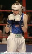 19 December 2003; Ross Hickey, Grangecon. National Senior Championships 2004, Light Flyweight Final, Conor Ahern, (Baldoyle) v Ross Hickey, (Grangecon), National Stadium, Dublin. Picture credit; Damien Eagers / SPORTSFILE *EDI*