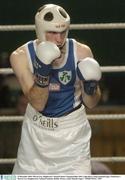 19 December 2003; Marvin Lee, Oughterard. National Senior Championships 2004, Light Heavy Final, Kenneth Egan, (Neilstown) v Marvin Lee, (Oughterard), National Stadium, Dublin. Picture credit; Damien Eagers / SPORTSFILE *EDI*