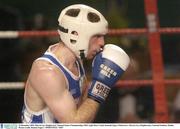 19 December 2003; Marvin Lee, Oughterard. National Senior Championships 2004, Light Heavy Final, Kenneth Egan, (Neilstown) v Marvin Lee, (Oughterard), National Stadium, Dublin. Picture credit; Damien Eagers / SPORTSFILE *EDI*