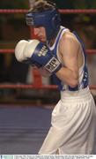 19 December 2003; Thomas Lee, Oughterard. National Senior Championships 2004, Flyweight Final, Paul Hyland, (Golden Cobra) v Thomas Lee, (Oughterard), National Stadium, Dublin. Picture credit; Damien Eagers / SPORTSFILE *EDI*
