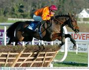28 December 2003; Demophilos, with Paul Carberry up, on their way to winning the Durkan New Homes Hurdle, Leopardstown Racecourse, Dublin. Horse Racing. Picture Credit; David Maher / SPORTSFILE *EDI*