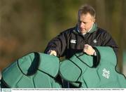 29 December 2003; Ireland coach Eddie O'Sullivan pictured during squad training. Irish Rugby squad training, Naas Rugby Club, Naas, Co. Kildare. Picture credit; David Maher / SPORTSFILE *EDI*